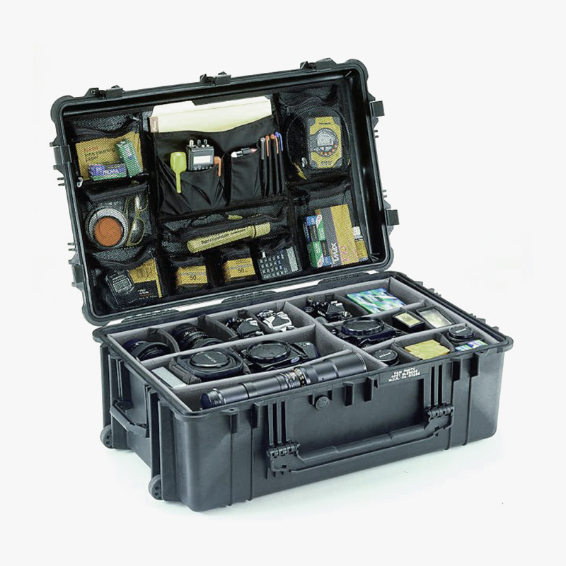 1650 case met trolley en twee wielen